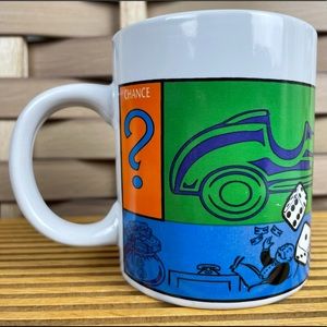 MONOPOLY Hasbro 2005 Ceramic Game Board Graphic Coffee Mug